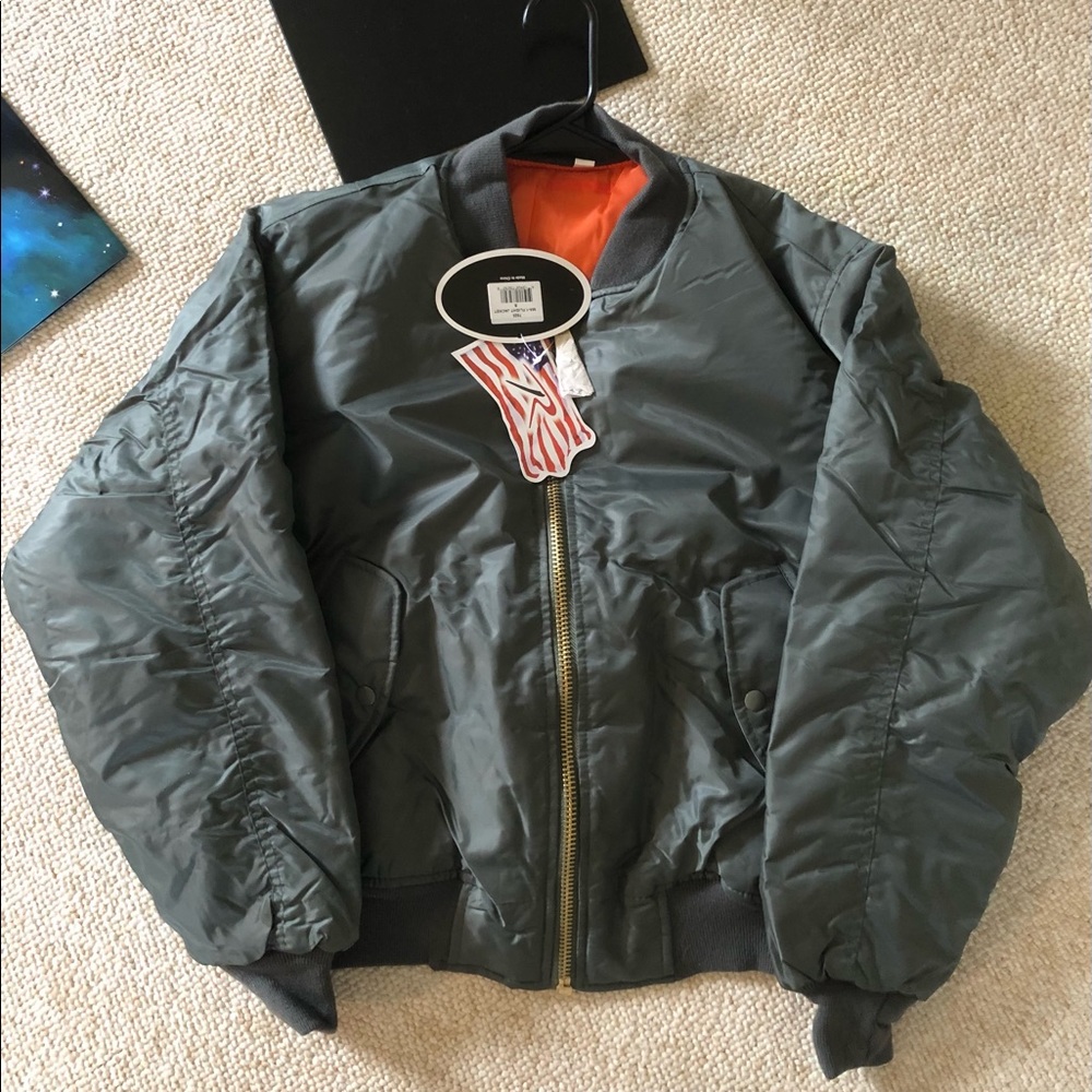 NWT Rothco Bomber Jacket Sage Green S